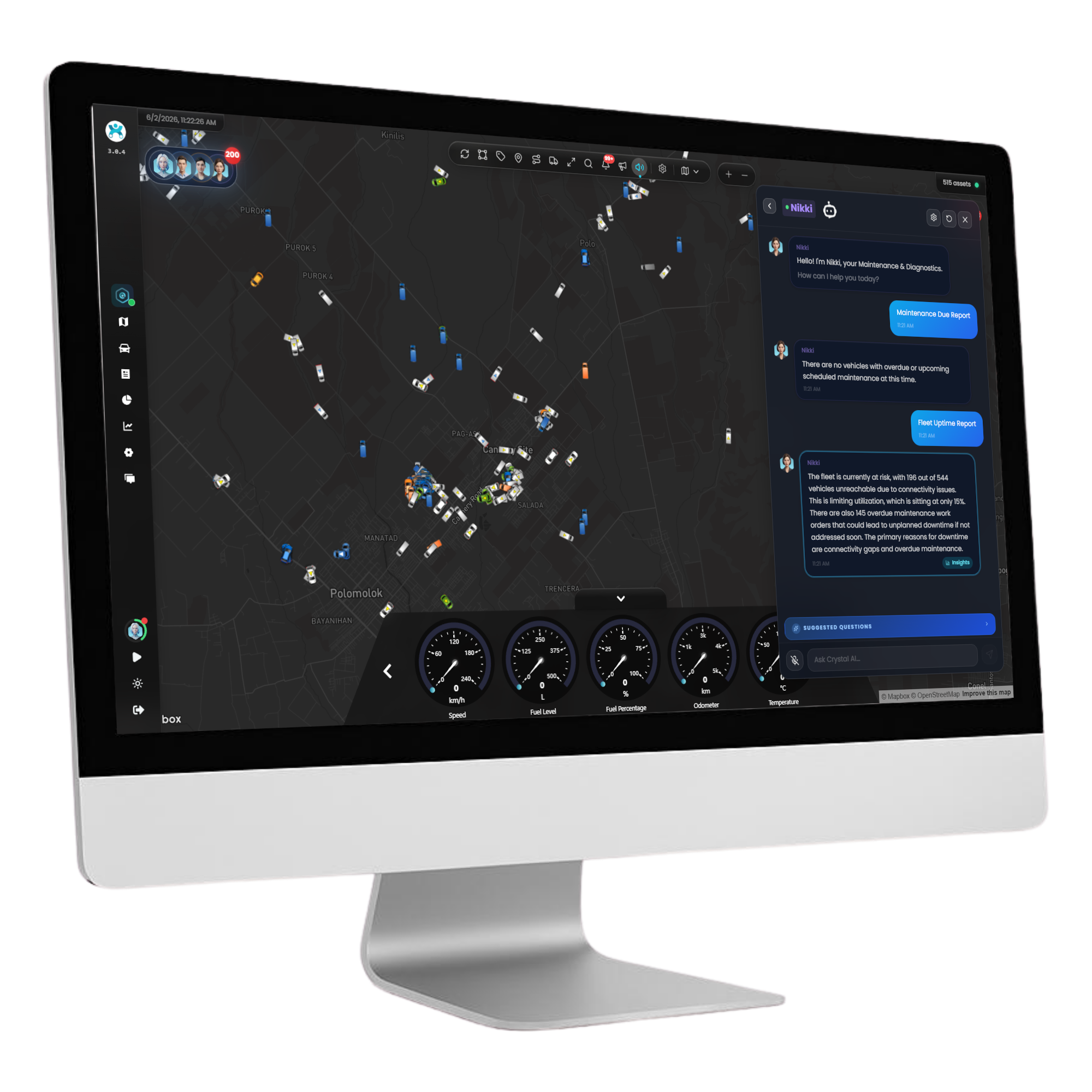 Fleet Intelligence dashboard